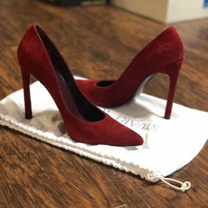 Red Stuart Weitzman stiletto. Size 6.5